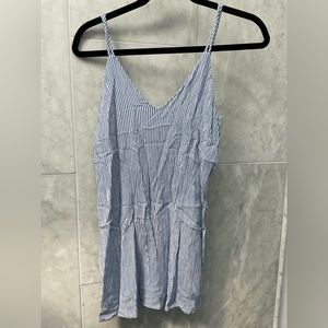 Lulus | Striped Blue & White Tank Top Sz XXS